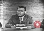 Image of presidential election debate Washington DC USA, 1960, second 21 stock footage video 65675073645