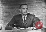 Image of presidential election debate Washington DC USA, 1960, second 7 stock footage video 65675073650