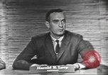 Image of presidential election debate Washington DC USA, 1960, second 8 stock footage video 65675073650