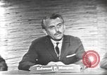 Image of presidential election debate Washington DC USA, 1960, second 10 stock footage video 65675073652