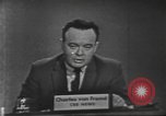 Image of presidential election debate United States USA, 1960, second 14 stock footage video 65675073655