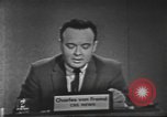 Image of presidential election debate United States USA, 1960, second 23 stock footage video 65675073655