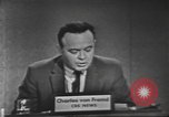 Image of presidential election debate United States USA, 1960, second 32 stock footage video 65675073655