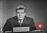 Image of presidential election debate United States USA, 1960, second 3 stock footage video 65675073656