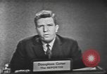 Image of presidential election debate United States USA, 1960, second 7 stock footage video 65675073656