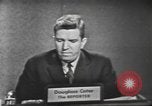 Image of presidential election debate United States USA, 1960, second 9 stock footage video 65675073656
