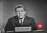 Image of presidential election debate United States USA, 1960, second 22 stock footage video 65675073656