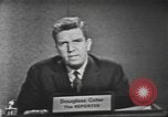 Image of presidential election debate United States USA, 1960, second 25 stock footage video 65675073656