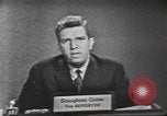 Image of presidential election debate United States USA, 1960, second 27 stock footage video 65675073656