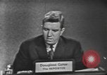 Image of presidential election debate United States USA, 1960, second 33 stock footage video 65675073656