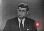 Image of presidential election debate United States USA, 1960, second 52 stock footage video 65675073656