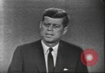 Image of presidential election debate United States USA, 1960, second 59 stock footage video 65675073656
