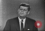 Image of presidential election debate United States USA, 1960, second 61 stock footage video 65675073656