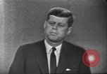 Image of presidential election debate United States USA, 1960, second 62 stock footage video 65675073656