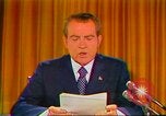 Image of Richard Nixon Washington DC USA, 1973, second 15 stock footage video 65675073680