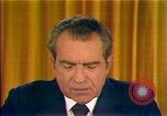 Image of Richard Nixon economic address on inflation and energy Washington DC USA, 1973, second 50 stock footage video 65675073716