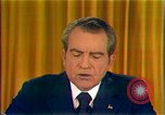 Image of Richard Nixon economic address on inflation and energy Washington DC USA, 1973, second 60 stock footage video 65675073716