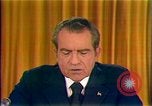 Image of Richard Nixon economic address on inflation and energy Washington DC USA, 1973, second 62 stock footage video 65675073716