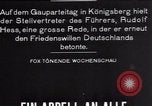 Standbild Rudolf Hess Koenigsberg Deutschland, 1935, aus Sekunde 3 historischem Filmmaterial Videoclip 65675073783