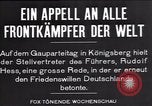 Standbild Rudolf Hess Koenigsberg Deutschland, 1935, aus Sekunde 9 historischem Filmmaterial Videoclip 65675073783