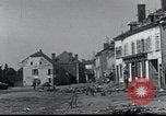 Image of World War 2 ruins in Chaumont-Porcien France Chaumont-Porcien France, 1940, second 10 stock footage video 65675073796