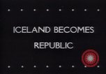 Image Bjornsson Sveinn Reykjavik Islande, 1944, de la seconde 3 séquences d'archives historiques vidéo 65675073836