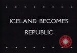 Image Bjornsson Sveinn Reykjavik Islande, 1944, de la seconde 6 séquences d'archives historiques vidéo 65675073836