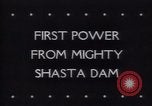 Image Shasta Dam commence l'opération Shasta Lake City California USA, 1944, de la seconde 4 séquences d'archives historiques vidéo 65675073837