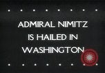 Standbild Chester William Nimitz Washington DC USA, 1945, aus Sekunde 1 historischem Filmmaterial Videoclip 65675073849