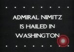 Standbild Chester William Nimitz Washington DC USA, 1945, aus Sekunde 5 historischem Filmmaterial Videoclip 65675073849