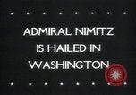 Standbild Chester William Nimitz Washington DC USA, 1945, aus Sekunde 6 historischem Filmmaterial Videoclip 65675073849