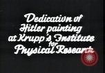 Standbild Gemälde von Adolf Hitler Deutschland, 1934, aus Sekunde 7 historischem Filmmaterial Videoclip 65675073852
