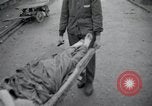 Image of emaciated corpses Germany, 1945, second 40 stock footage video 65675073860