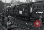 Image of Train leaves carrying Jewish orphans of Buchenwald Concentration Camp  Weimar Germany, 1945, second 21 stock footage video 65675073864
