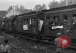 Image of Train leaves carrying Jewish orphans of Buchenwald Concentration Camp  Weimar Germany, 1945, second 29 stock footage video 65675073864