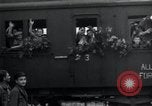 Image of Train leaves carrying Jewish orphans of Buchenwald Concentration Camp  Weimar Germany, 1945, second 45 stock footage video 65675073864