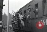Image of Train leaves carrying Jewish orphans of Buchenwald Concentration Camp  Weimar Germany, 1945, second 57 stock footage video 65675073864