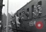Image of Train leaves carrying Jewish orphans of Buchenwald Concentration Camp  Weimar Germany, 1945, second 58 stock footage video 65675073864