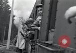 Image of Train leaves carrying Jewish orphans of Buchenwald Concentration Camp  Weimar Germany, 1945, second 62 stock footage video 65675073864