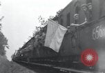 Image of Train filled with liberated Jewish orphans of Buchenwald Concentration Weimar Germany, 1945, second 6 stock footage video 65675073865