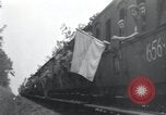 Image of Train filled with liberated Jewish orphans of Buchenwald Concentration Weimar Germany, 1945, second 7 stock footage video 65675073865