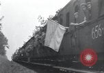 Image of Train filled with liberated Jewish orphans of Buchenwald Concentration Weimar Germany, 1945, second 8 stock footage video 65675073865