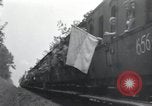 Image of Train filled with liberated Jewish orphans of Buchenwald Concentration Weimar Germany, 1945, second 13 stock footage video 65675073865