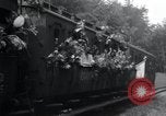 Image of Train filled with liberated Jewish orphans of Buchenwald Concentration Weimar Germany, 1945, second 42 stock footage video 65675073865