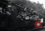 Image of Train filled with liberated Jewish orphans of Buchenwald Concentration Weimar Germany, 1945, second 46 stock footage video 65675073865