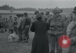 Image of German civilians view dead at Wöbbelin Concentration Camp Ludwigslust Germany, 1945, second 10 stock footage video 65675073876