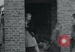 Image of German civilians view dead at Wöbbelin Concentration Camp Ludwigslust Germany, 1945, second 20 stock footage video 65675073876
