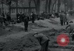 Image of German civilians bury Wobbelin victims Ludwigslust Germany, 1945, second 12 stock footage video 65675073877