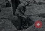 Image of German civilians bury Wobbelin victims Ludwigslust Germany, 1945, second 54 stock footage video 65675073877