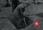Image of German civilians bury Wobbelin victims Ludwigslust Germany, 1945, second 55 stock footage video 65675073877
